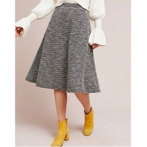 anthropologie isla maude marce textured skirt